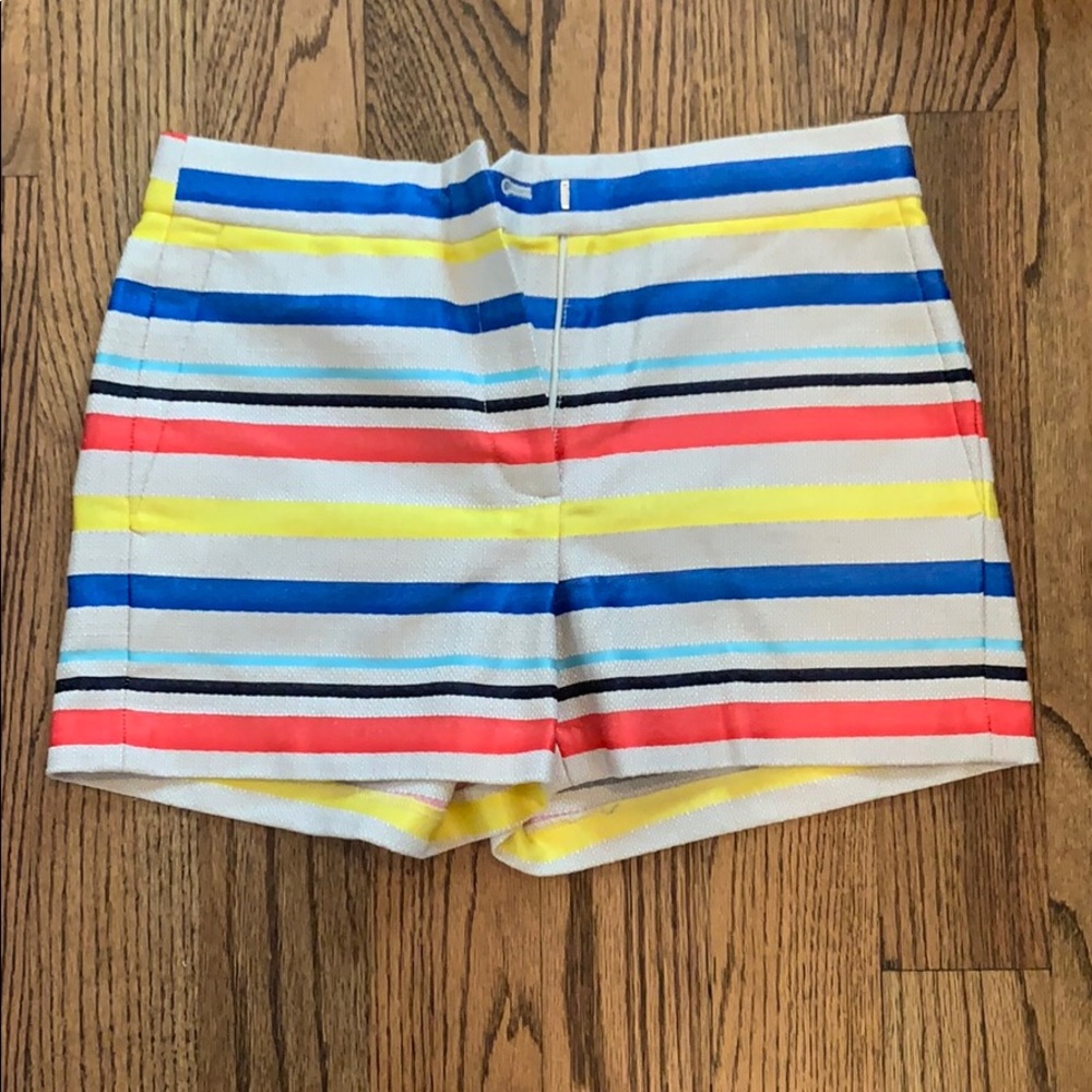 Women’s Sz. 0 J Crew Colorful Striped Short